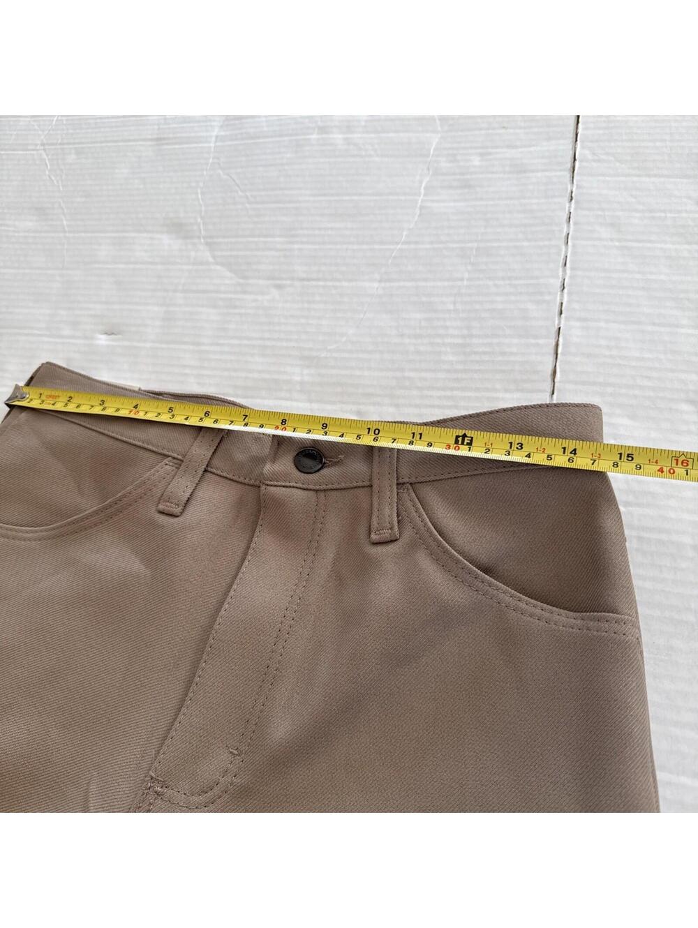 NWT Men's Wrangler® Wrancher Tan 82TN Polyester Dress Pants 30x34 Regular Fit. - Picture 6 of 9